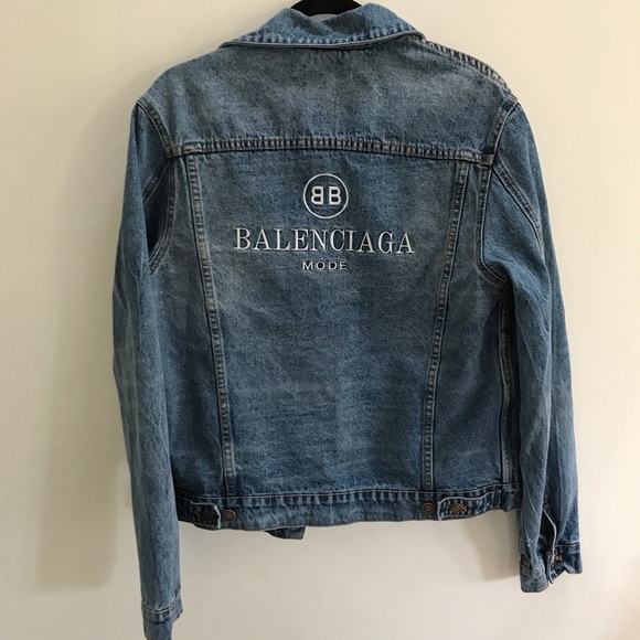 balenciaga mode denim jacket